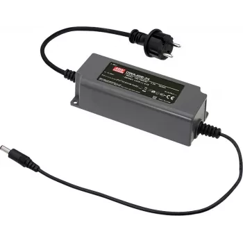 MEAN WELL OWA-60E-30 60W 30V DC IP67 Constant Voltage LED Driver Power Supply, Universal AC Input 90-305V, Black