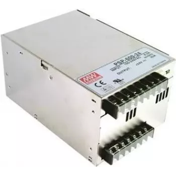 MEAN WELL PSP-600-24 600W 24V 25A Enclosed Power Supply with PFC