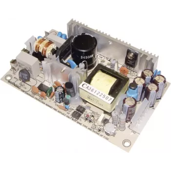 MEAN WELL PT-45B 45W Triple Output AC/DC Switching Power Supply, 5V/12V/-12V, Open Frame