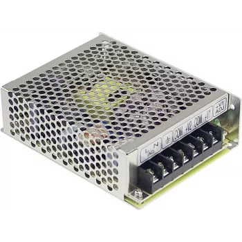 MEAN WELL RD-50A 54W Dual Output AC/DC Power Supply 5V/6A + 12V/2A, 88-264VAC Input, Chassis Mount, Overload/Overvoltage/Short Circuit Protection