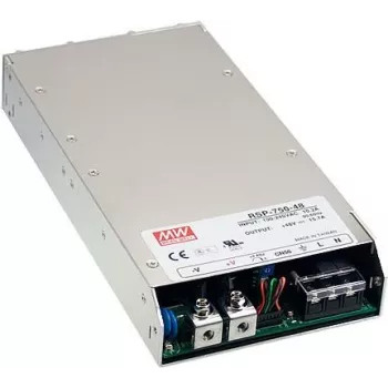 MEAN WELL RSP-750-24 750W 24V 31.3A Enclosed Power Supply with PFC and 1U Low Profile
