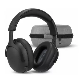MEDION LIFE HX-1 Plus Over-Ear Headphones Black ANC Bluetooth 5.2 100h Battery IPX4