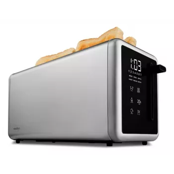 Medion Life MD12103 Toaster Silver 1450W 2 Long Slots 7 Browning Levels