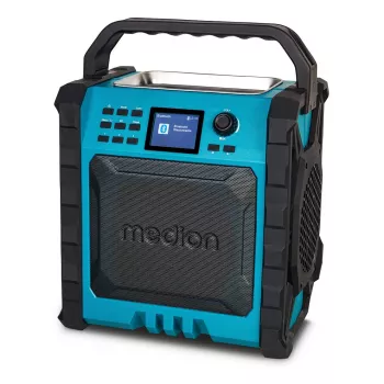 Medion LIFE P66896 Premium Construction Site Radio DAB+ FM Bluetooth 14W Splash-Proof