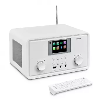 MEDION MD 88069 Internet Radio with DAB+, FM, Bluetooth and Wi-Fi, White