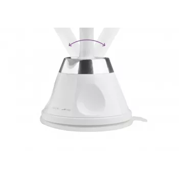 Medisana CM 850 LED Cosmetic Mirror with 5x Magnification, Daylight White LED, Touch Sensor, 360° Rotation, Silver