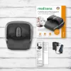 Medisana FM 900 Shiatsu Foot Massager with Heat, Black/Grey