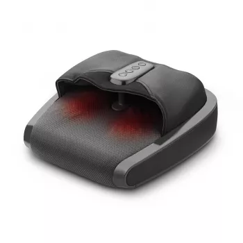 Medisana FM 900 Shiatsu Foot Massager with Heat, Black/Grey