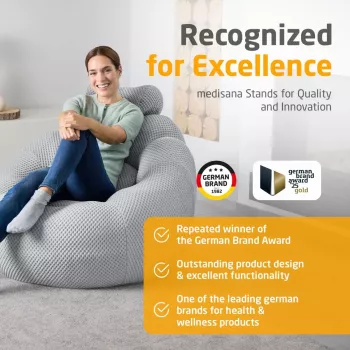 Medisana RS100 Bubble Sofa with Massage, Grey