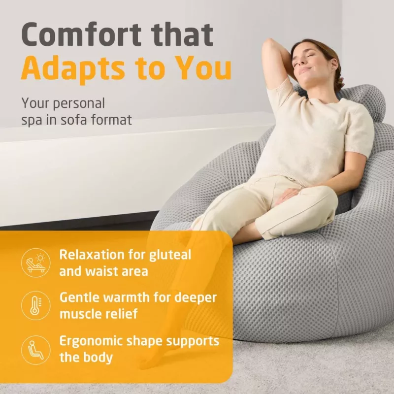 Medisana RS100 Bubble Sofa with Massage, Grey