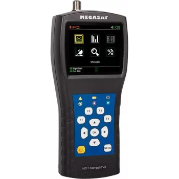 Megasat Satmeter HD 3 Compact V3 - Digital Satellite Meter with Spectrum Analyzer 2600021
