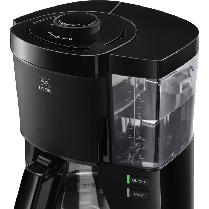 Melitta Look V 1025-02 Filter Coffee Maker, Black