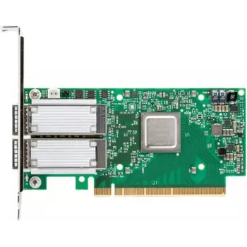 Mellanox NVIDIA ConnectX-5 EN MCX516A-CDAT Network Adapter - 100GbE Dual-Port QSFP28 PCIe 4.0 x16 Full-Height Bracket Black