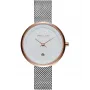 MELLER Women's W5RB-2SILVER Astar Baki Analog Quartz Watch 33mm Silver Stainless Steel Mesh