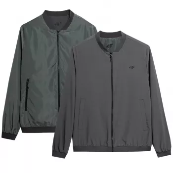 Men's 4F Reversible Jacket M013 Olive/Grey 4FSS23TJACM013 Size S