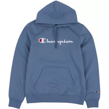 Men's Champion Hooded Sweatshirt Blue 220253 BS099 S
