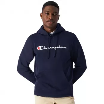 Men's Champion Legacy Hooded Sweatshirt Navy Blue Size S