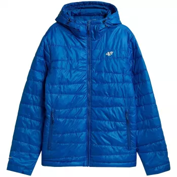 Men's Cobalt Blue Lightweight Hooded Jacket H4Z21 KUMP005 36S