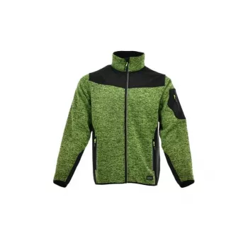 Men's Full-Zip Knitted Cardigan with Stand-up Collar and Side Pockets - ComfortXL