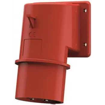 MENNEKES 32A 5-Pole 6h 400V Phase Inverter Surface-Mounted Plug 330 IP44 Without Hinged Lid