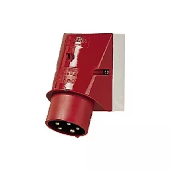 MENNEKES 354 Wall-Mounted Appliance Inlet 16A 2P+E 230V 6h IP44 Blue