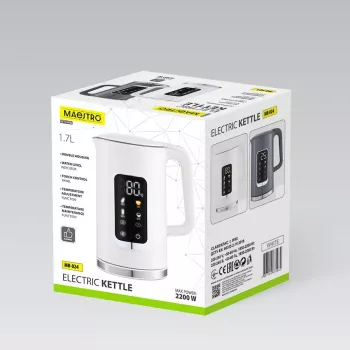 MEO Maestro Electric Kettle with Temperature Control 1.7L 2200W White