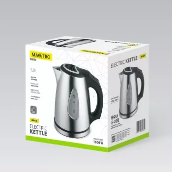 MEO MAESTRO MR-029New Electric Kettle 1.7 L 2200 W White