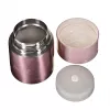 MEO MAESTRO MR-1636-60 600 ml Double-Wall Vacuum Insulated Stainless Steel Food Thermos with 2 Containers and Folding Spoon