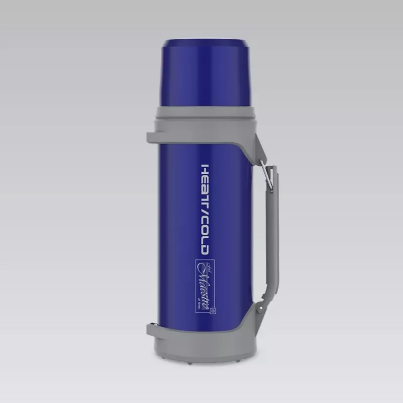 MEO Maestro Vacuum Insulated Thermos 1.5L Stainless Steel Blue MR-1631-150-BLUE