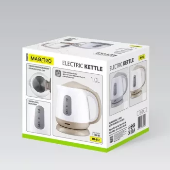 MEO MR-012-GREY MAESTRO Electric Kettle 1L 1100W Grey