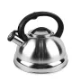 MEO MR-1313 MAESTRO 3.0L Stainless Steel Whistling Stovetop Kettle, Induction Safe, Silver with Black Accents