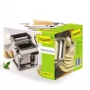 MEO MR-1679 MAESTRO Manual Pasta Maker - Chrome-Plated Steel, 9 Thickness Settings, 3 Pasta Types, Table Clamp