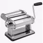 MEO MR-1679 MAESTRO Manual Pasta Maker - Chrome-Plated Steel, 9 Thickness Settings, 3 Pasta Types, Table Clamp