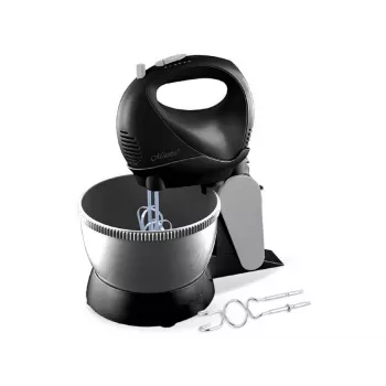 MEO MR-550 MAESTRO Stand Mixer with Rotating Bowl 600W, 4.2L Stainless Steel Bowl, 6 Speeds + Pulse, White/Grey