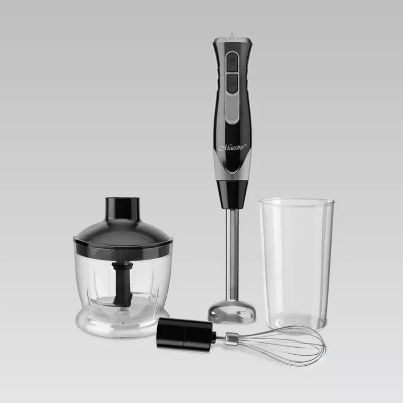 MEO MR-566 MAESTRO 500W Hand Blender Set with Chopper, Whisk & Measuring Cup