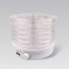 MEO MR-765 Food Dehydrator for Fruits and Vegetables, 245W, 5 Trays, White