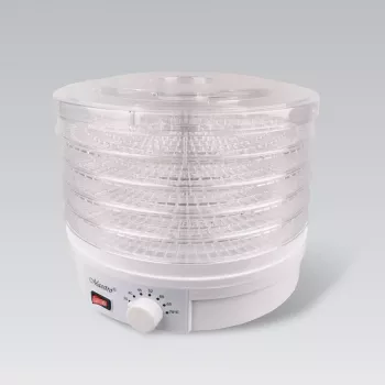 MEO MR-765 Food Dehydrator for Fruits and Vegetables, 245W, 5 Trays, White