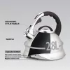MEO Stovetop Kettle 2.8L MR-1328 MAESTRO Stainless Steel Whistling Tea Kettle with Heat-Resistant Bakelite Handle, Induction & All Hob Compatible, Silver