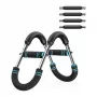 MERACH MR-2500B1 Smart Chest Trainer with Hydraulic Resistance, Bluetooth 5.0, App Connectivity, Black/Grey