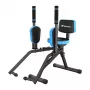 MERACH MR-2519BL1 Hip Abduction Machine with Hydraulic Resistance, Foldable Design, 12 Levels, Black