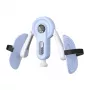 MERACH MR-2522 Leg Trainer (White and Blue) - Adjustable Spring Resistance Thigh Exerciser with LCD Counter