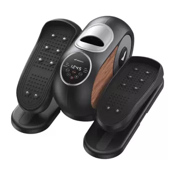 MERACH MR-E32B1 Mini Elliptical Trainer Magnetic Resistance 8 Levels LCD Display Under-Desk Black