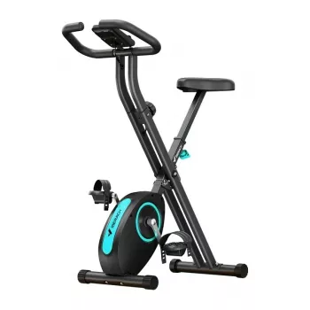MERACH MR-S14L2 X-Bike Magnetic Folding Exercise Bike with 8 Resistance Levels, Bluetooth, LCD Display, Pulse Sensors, 100 kg Max