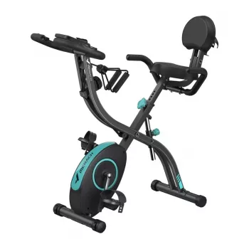 MERACH MR-S15B2 X-BIKE Magnetic Upright Exercise Bike with Bluetooth, 8 Resistance Levels, Foldable