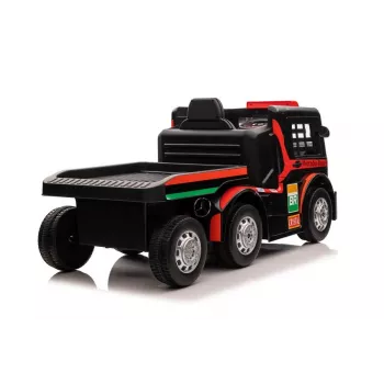Mercedes Truck + Trailer XMX622B Battery-Powered Toy with LED Lights Red LCD