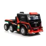 Mercedes Truck + Trailer XMX622B Battery-Powered Toy with LED Lights Red LCD