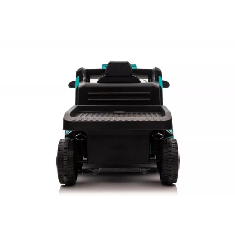 Mercedes XMX622B Kids' Electric Ride-On Truck with Trailer, LCD, Blue