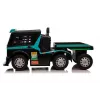 Mercedes XMX622B Kids' Electric Ride-On Truck with Trailer, LCD, Blue