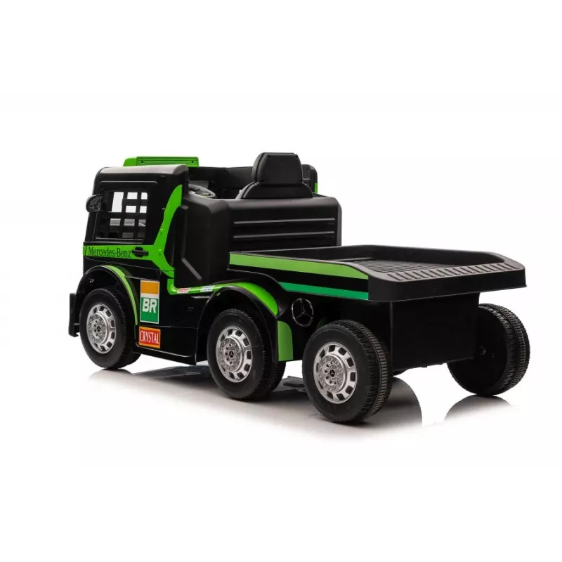 Mercedes Truck + Trailer XMX622B Green LCD Battery-Powered Toy