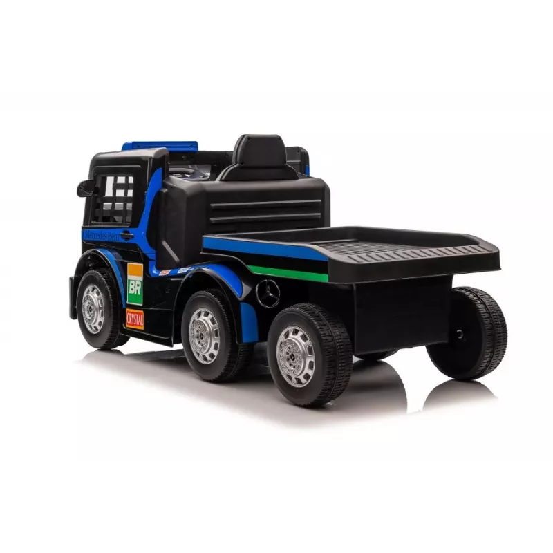 Mercedes Truck + Trailer XMX622B Navy Blue LCD Battery-Powered Toy